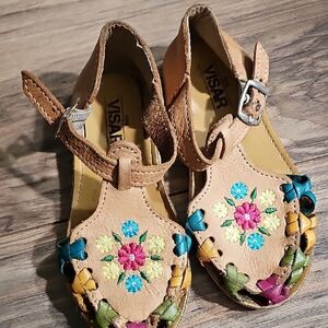 Women's Floral Tan Sandals